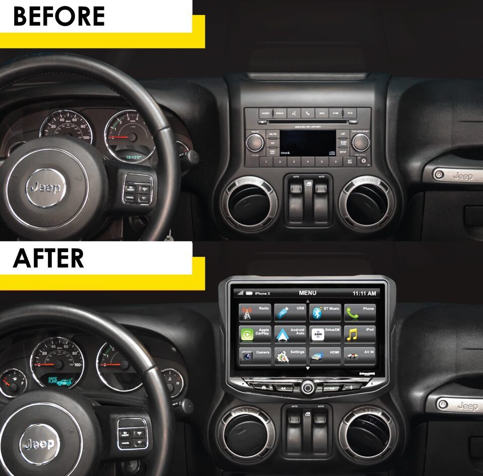 Stinger HEIGH10 kit SR-JK11H, installed in a Wrangler JK.
