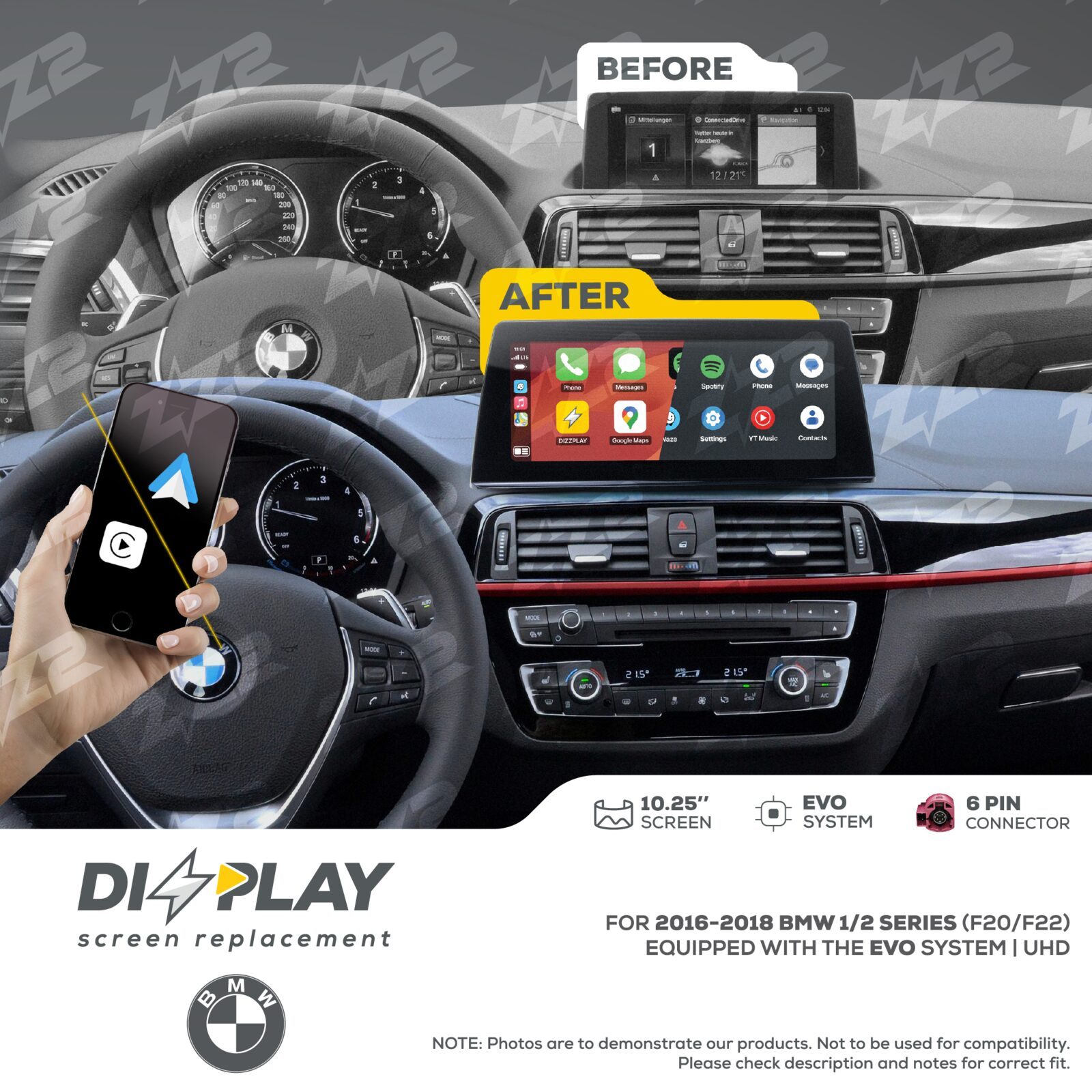 ZZ-2 DIZZPLAY BMW 1 / 2 Series F20 / F22 2017-2018