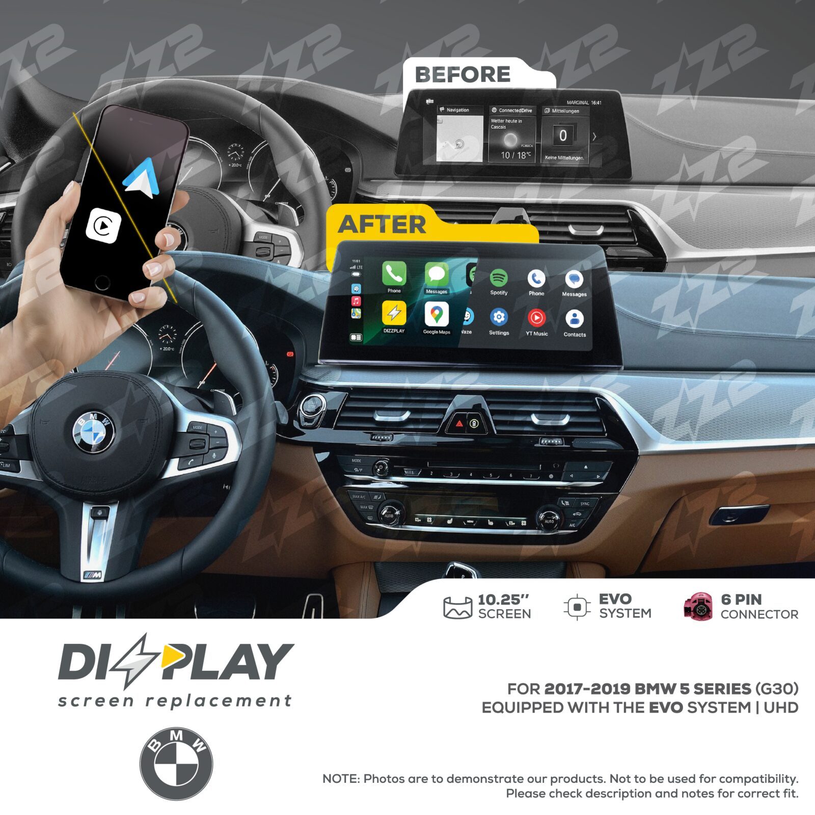 ZZ-2 DIZZPLAY BMW 5 Series G30 2017-2019 EVO