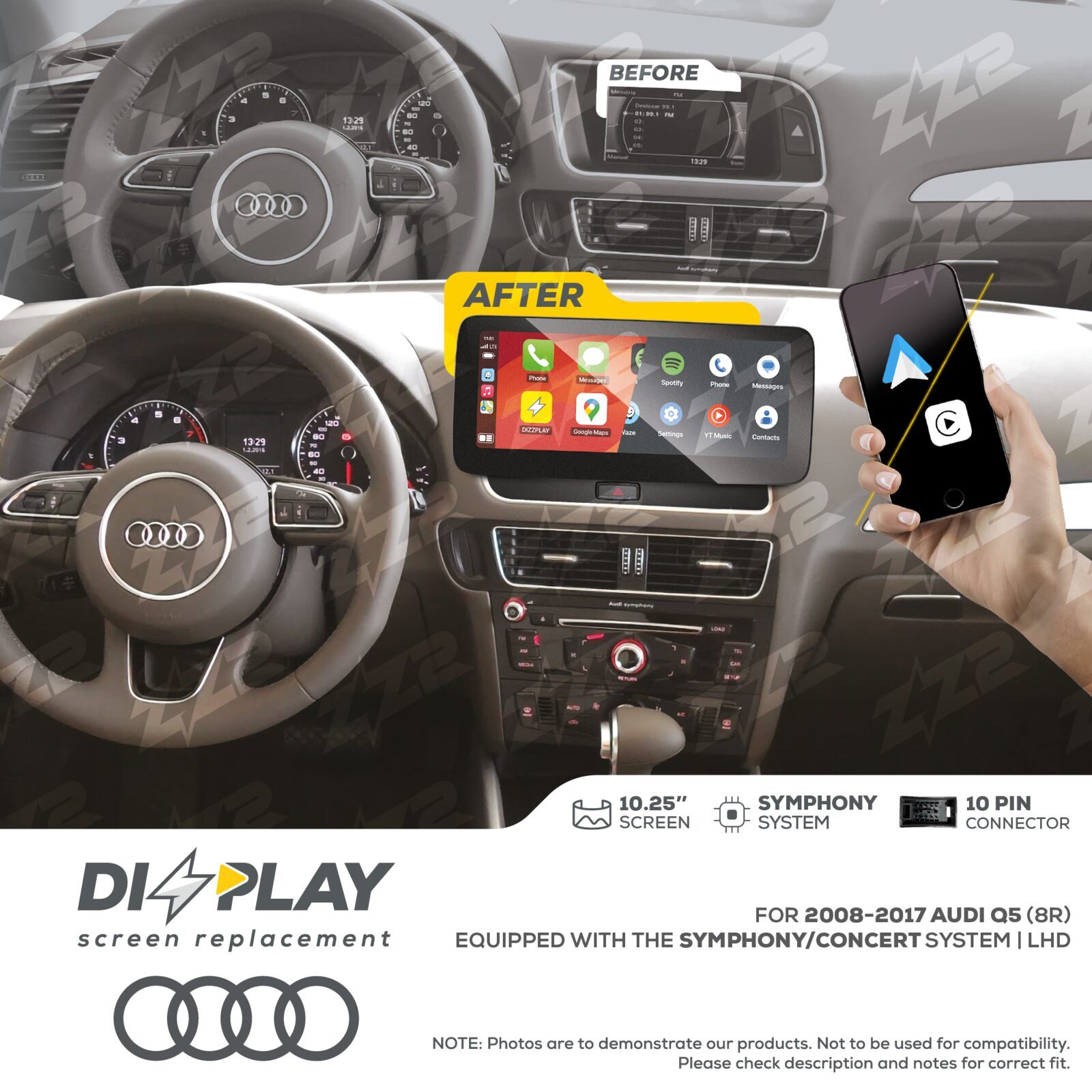 ZZ-2 DIZZPLAY Audi Q5 8R 2008-2017 Symphony Concert, alternate