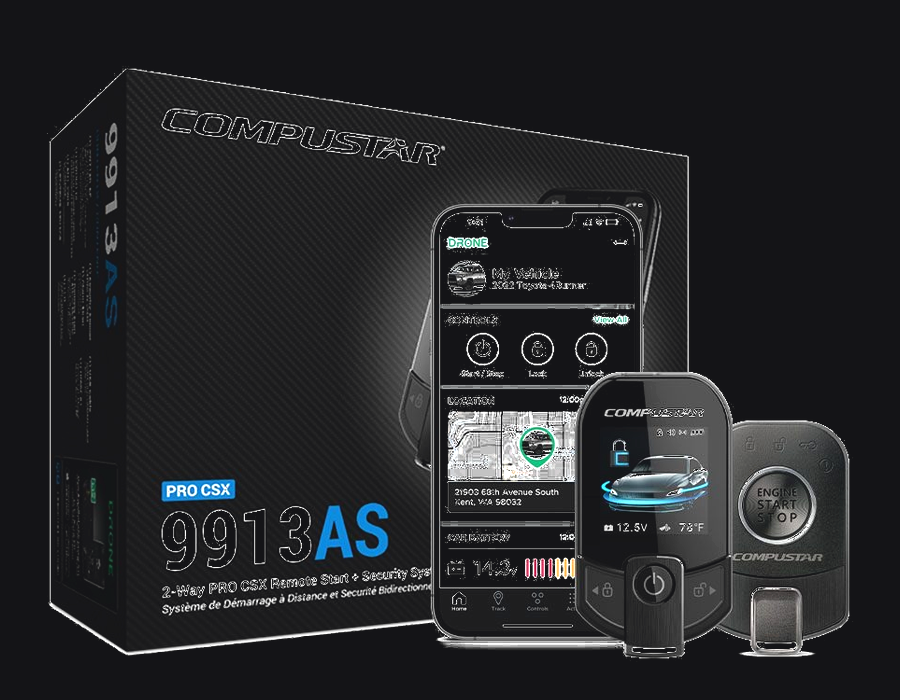Compustar 9913AS T13 two-way alarm package
